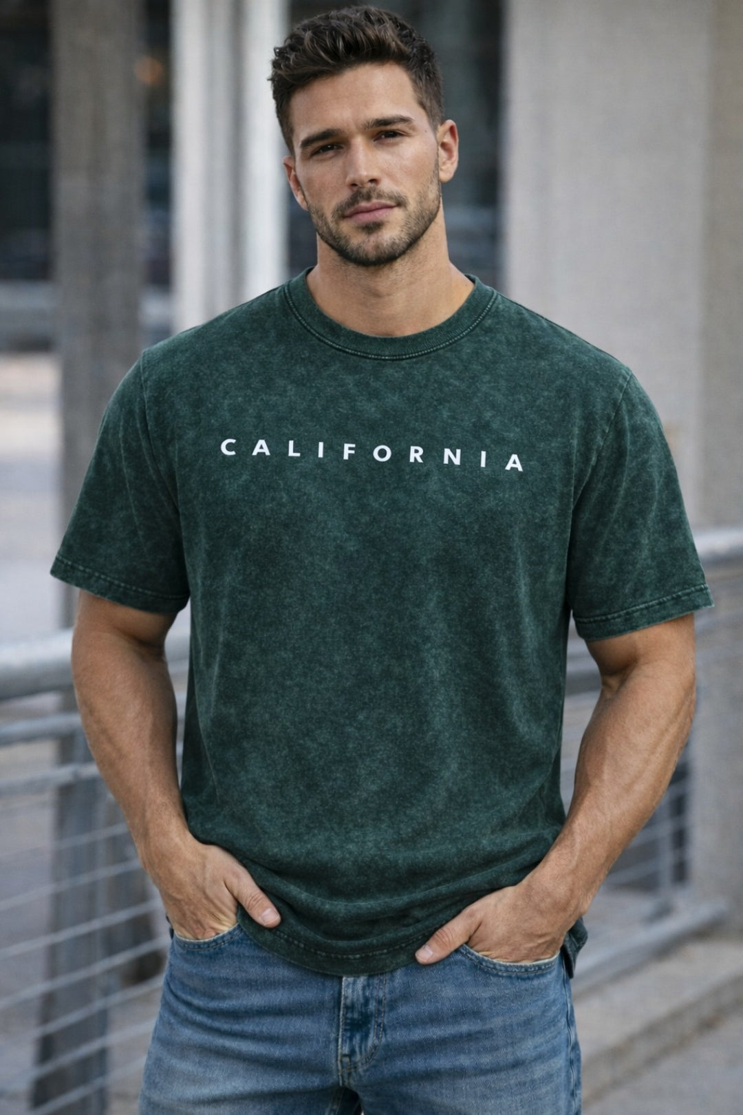 California Vintage Wash Graphic T-Shirt