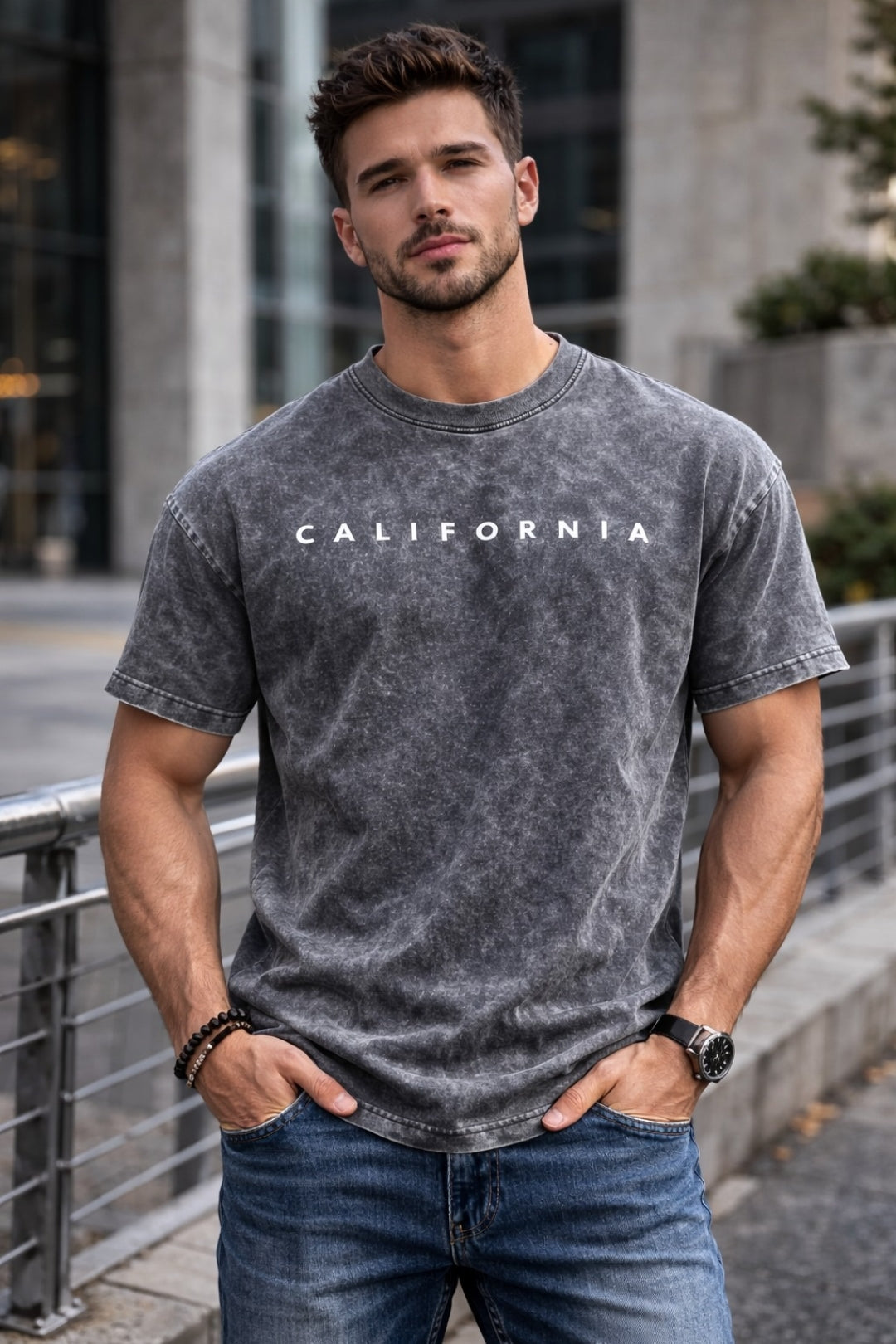 California Vintage Wash Graphic T-Shirt