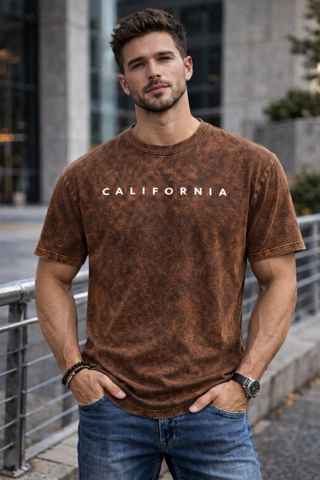 California Vintage Wash Graphic T-Shirt