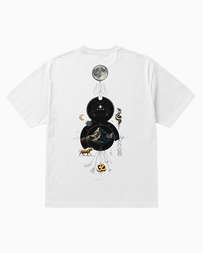Shiva Cosmic Art Oversized T-Shirt