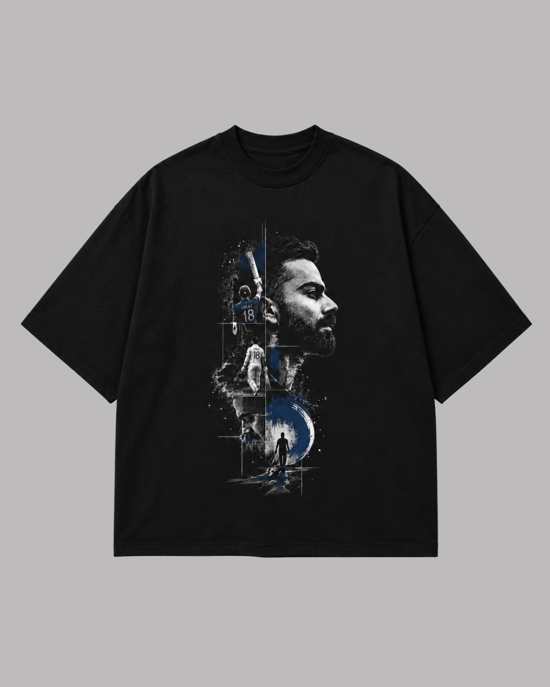 Virat Kohli Oversized Graphic T-Shirt Collection