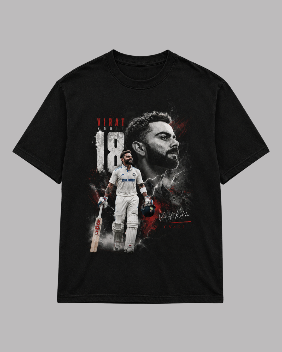 Virat Kohli Oversized Graphic T-Shirt Collection