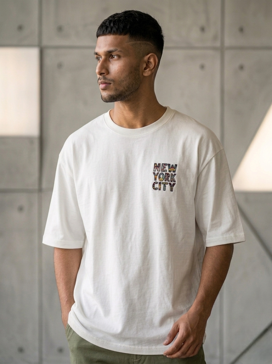New York City Graphic Oversized T-Shirt