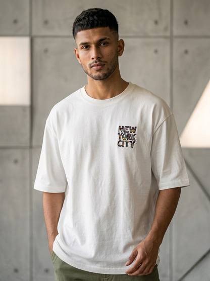 New York City Graphic Oversized T-Shirt