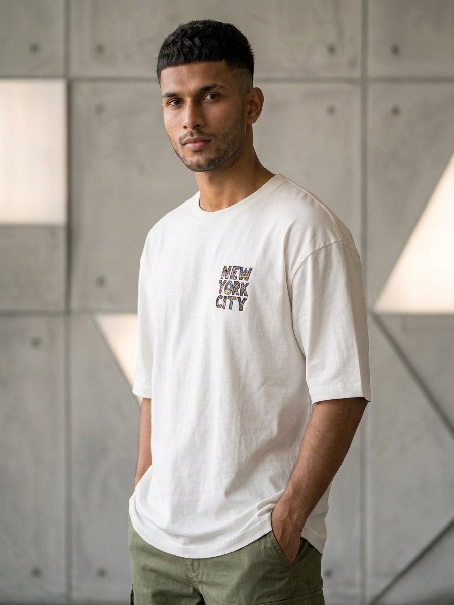 New York City Graphic Oversized T-Shirt