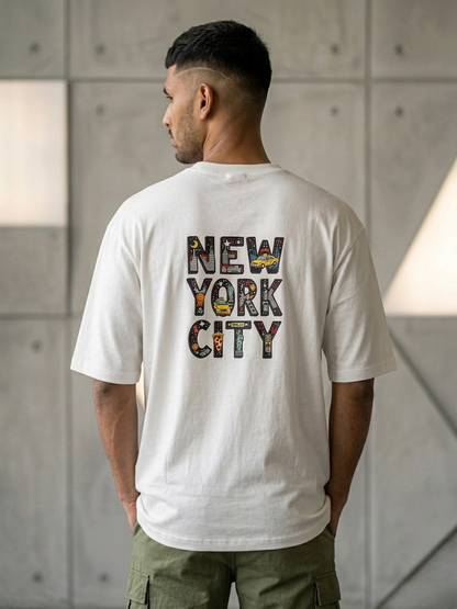 New York City Graphic Oversized T-Shirt