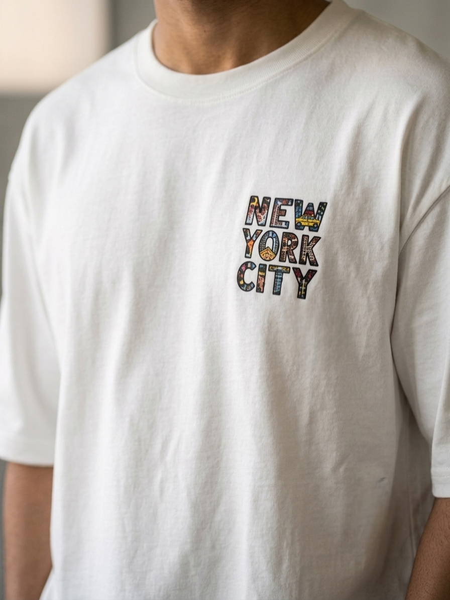 New York City Graphic Oversized T-Shirt