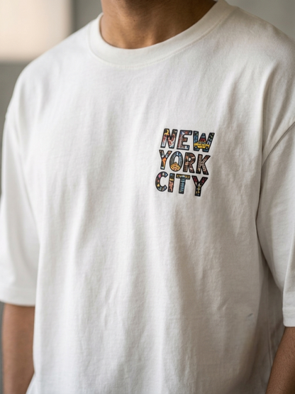 New York City Graphic Oversized T-Shirt